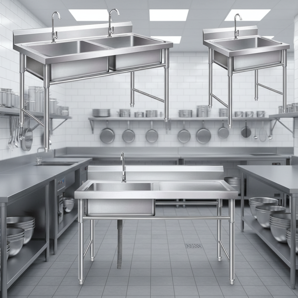 Commercial Kitchen Sink - Singapore Hot Selling Standard Size High