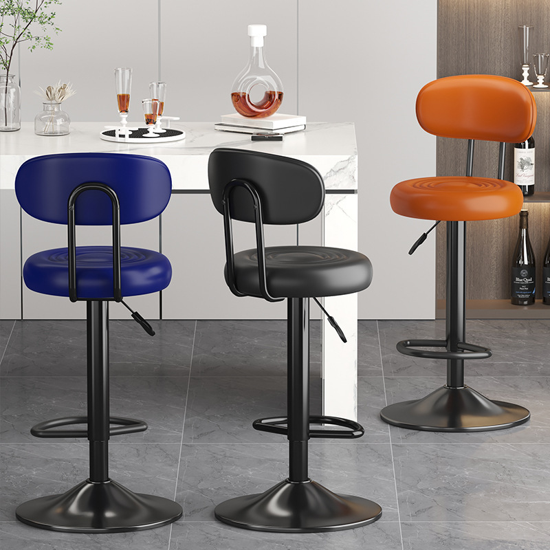 Commercial Kitchen And Bar - Bar Chairs Swivel Metal Nordic Counter