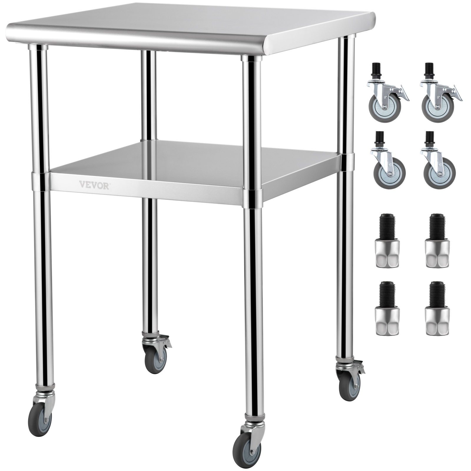 Commercial Kitchen Bench - SucceBuy 24 x 24 in Stainless