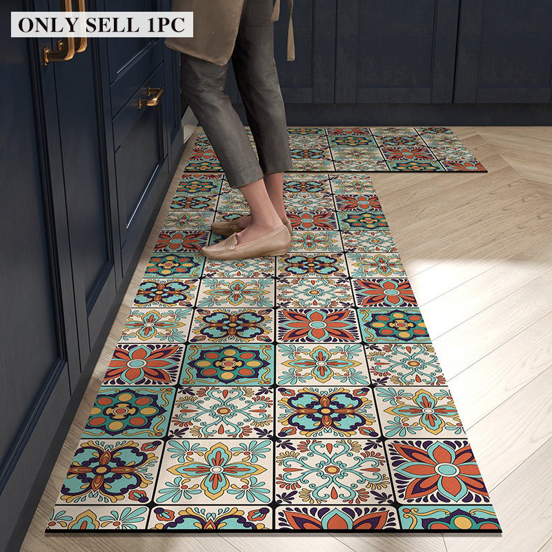 Commercial Kitchen Tile Flooring - Kitchen Carpet Waterproof PVC Leather Floor