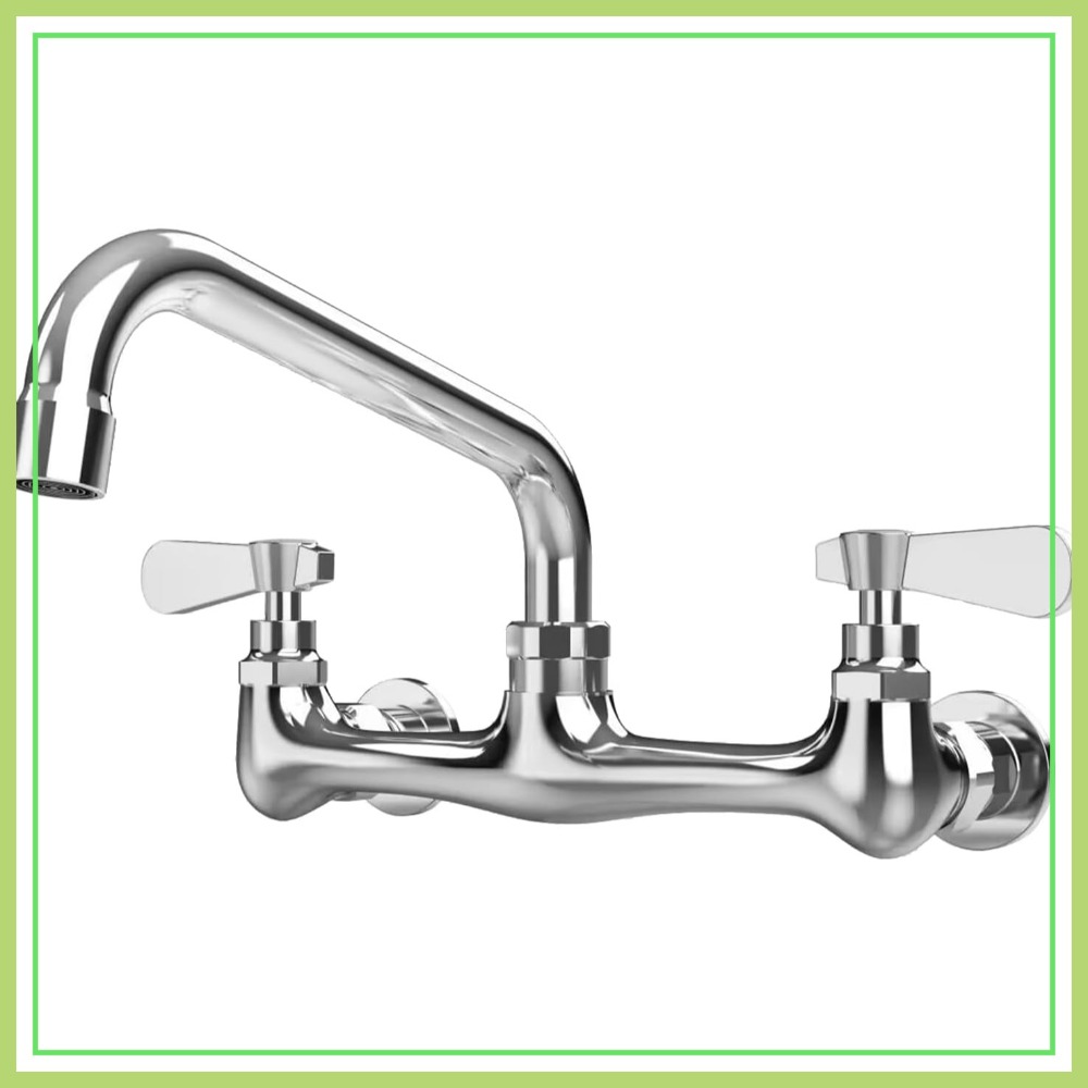 Commercial Kitchen Sink - Wall Mount Kitchen Faucet 8