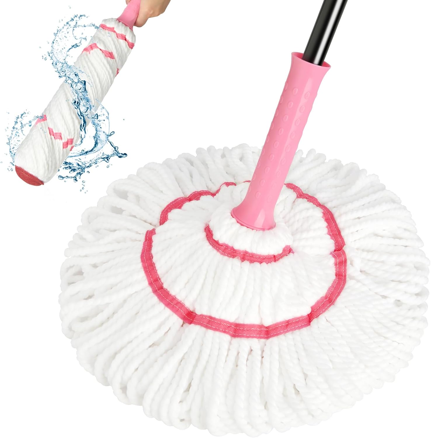 Commercial Kitchen Tiles - Self-Wringing Twist Mop for Floor Cleaning,