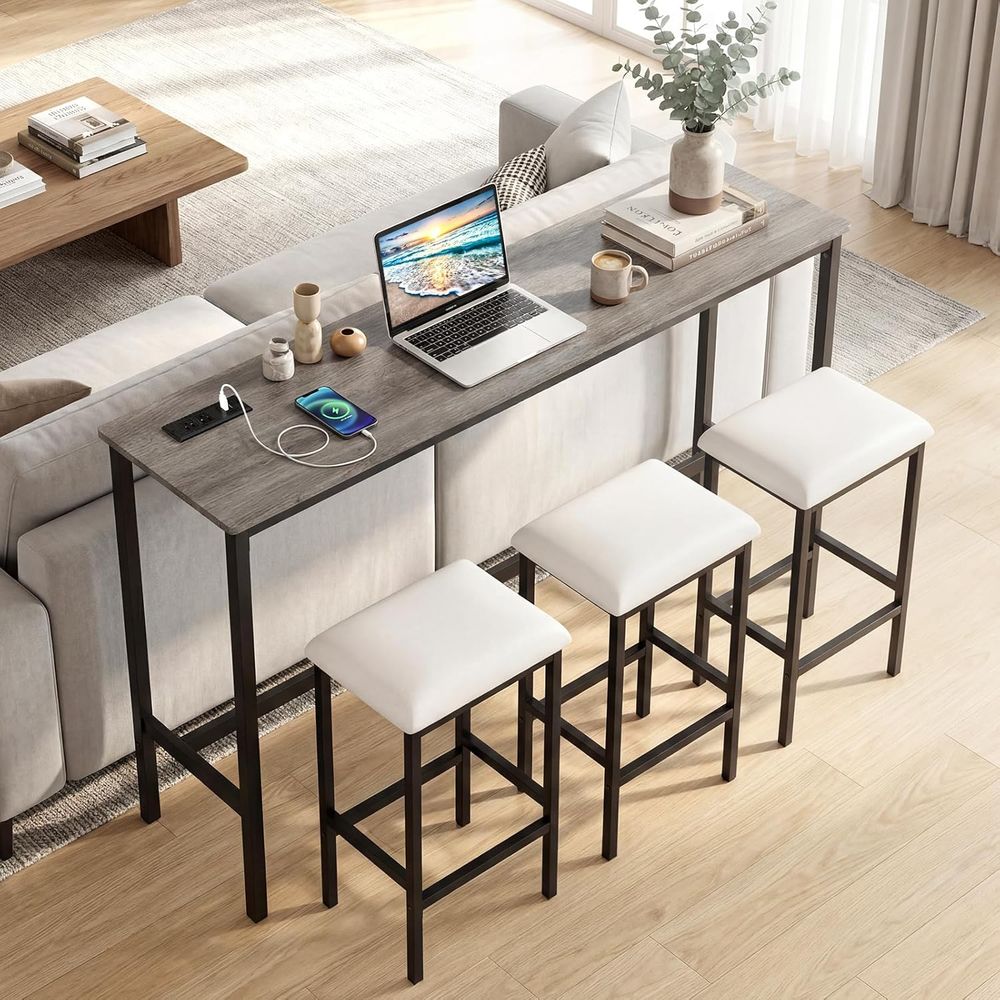 4 Pieces Counter Height Bar Ta - Commercial Kitchen Outlets avaliação e preço