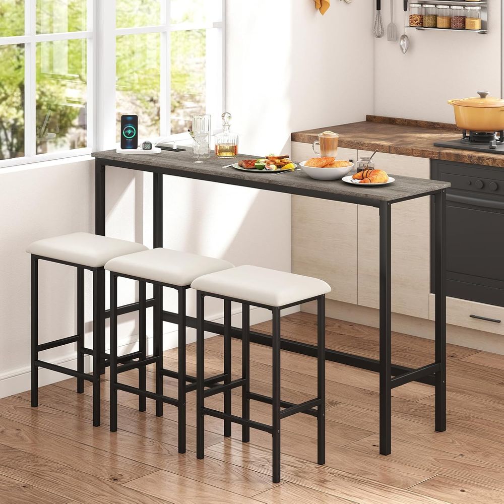4 Pieces Counter Height Bar Ta - Commercial Kitchen Outlets avaliação e preço