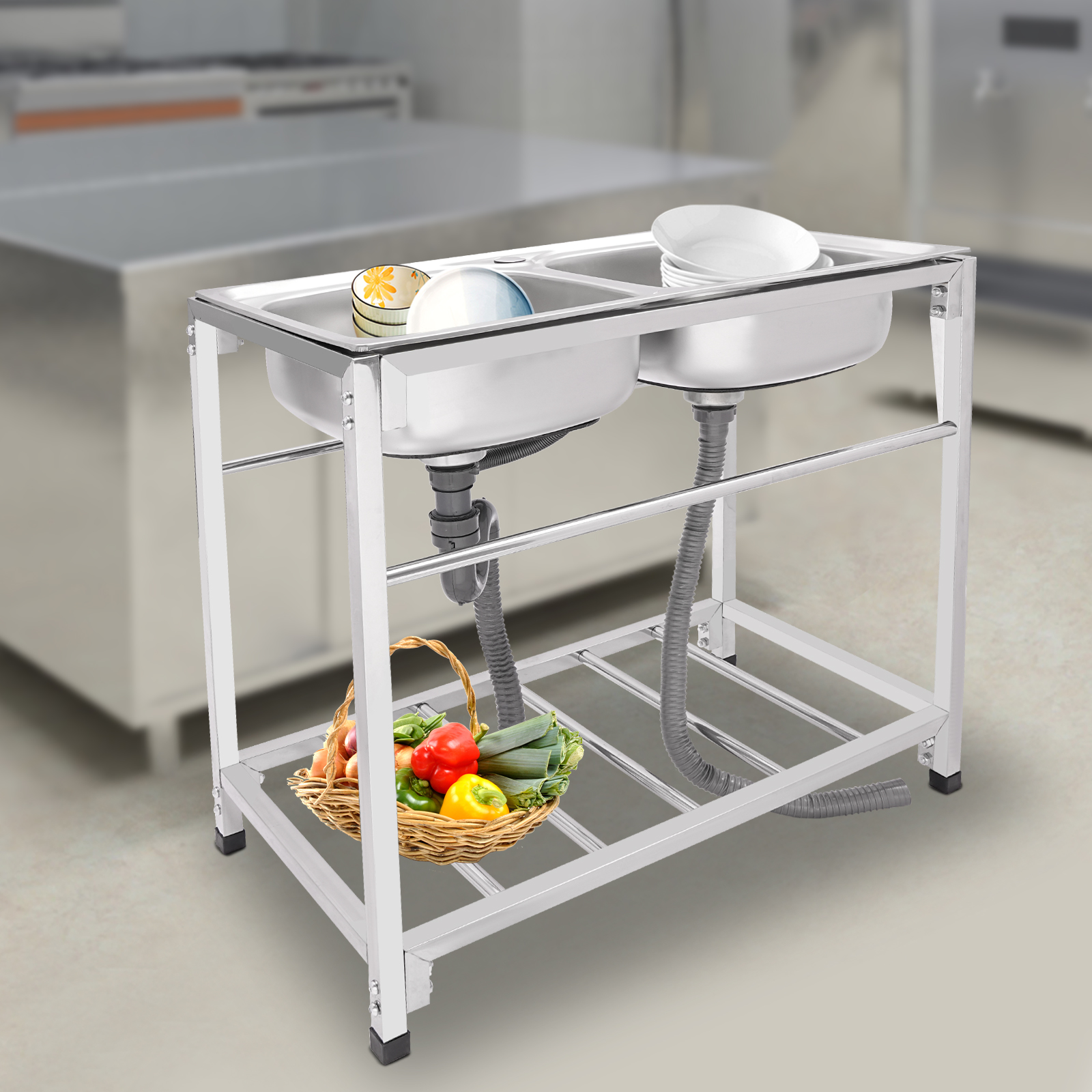Commercial Stainless Steel Sin - Commercial Kitchen Outlets avaliação e preço