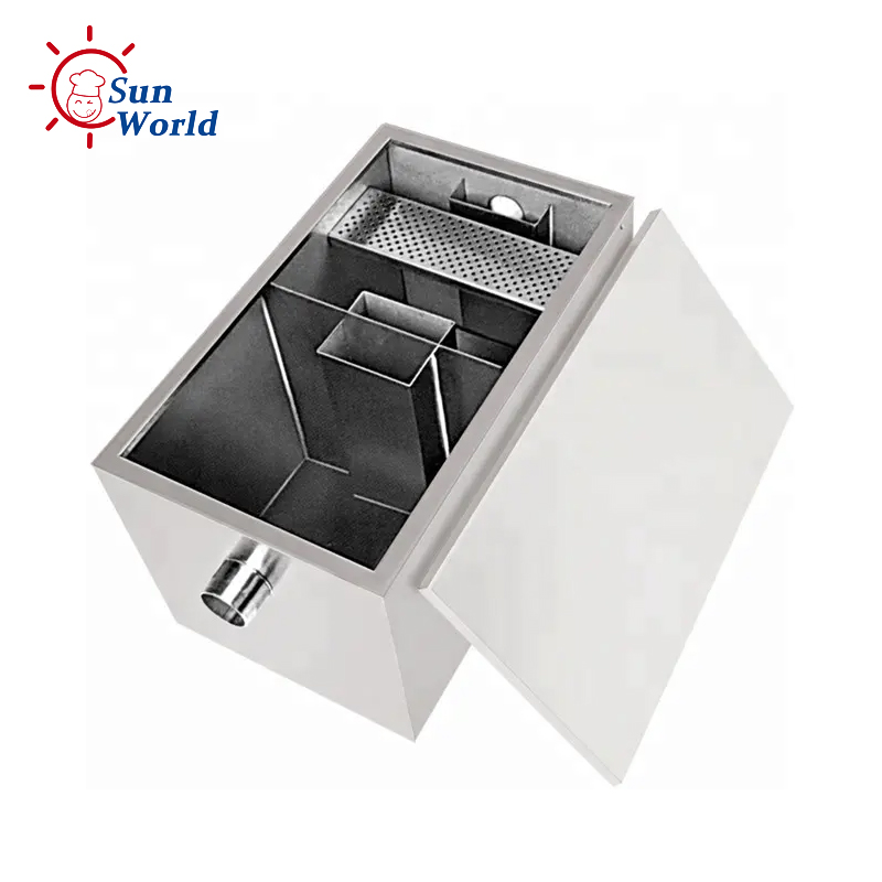 Industrial Under Sink Oil Grea - Commercial Kitchen Grease Interceptor avaliação e preço