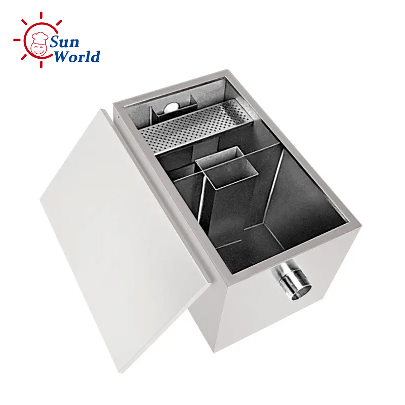 Industrial Under Sink Oil Grea - Commercial Kitchen Grease Interceptor avaliação e preço