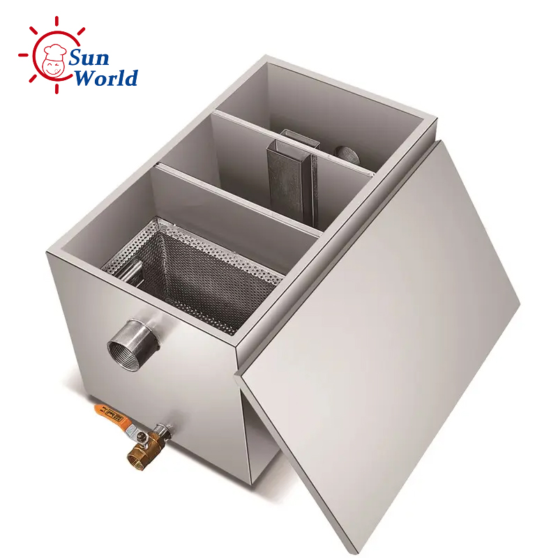 Industrial Under Sink Oil Grea - Commercial Kitchen Grease Interceptor avaliação e preço