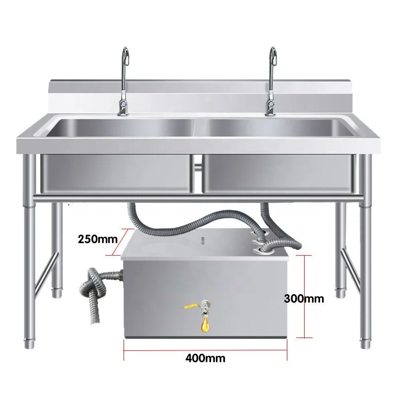 -New Arrival Stainless Steel O - Commercial Kitchen Grease Interceptor avaliação e preço