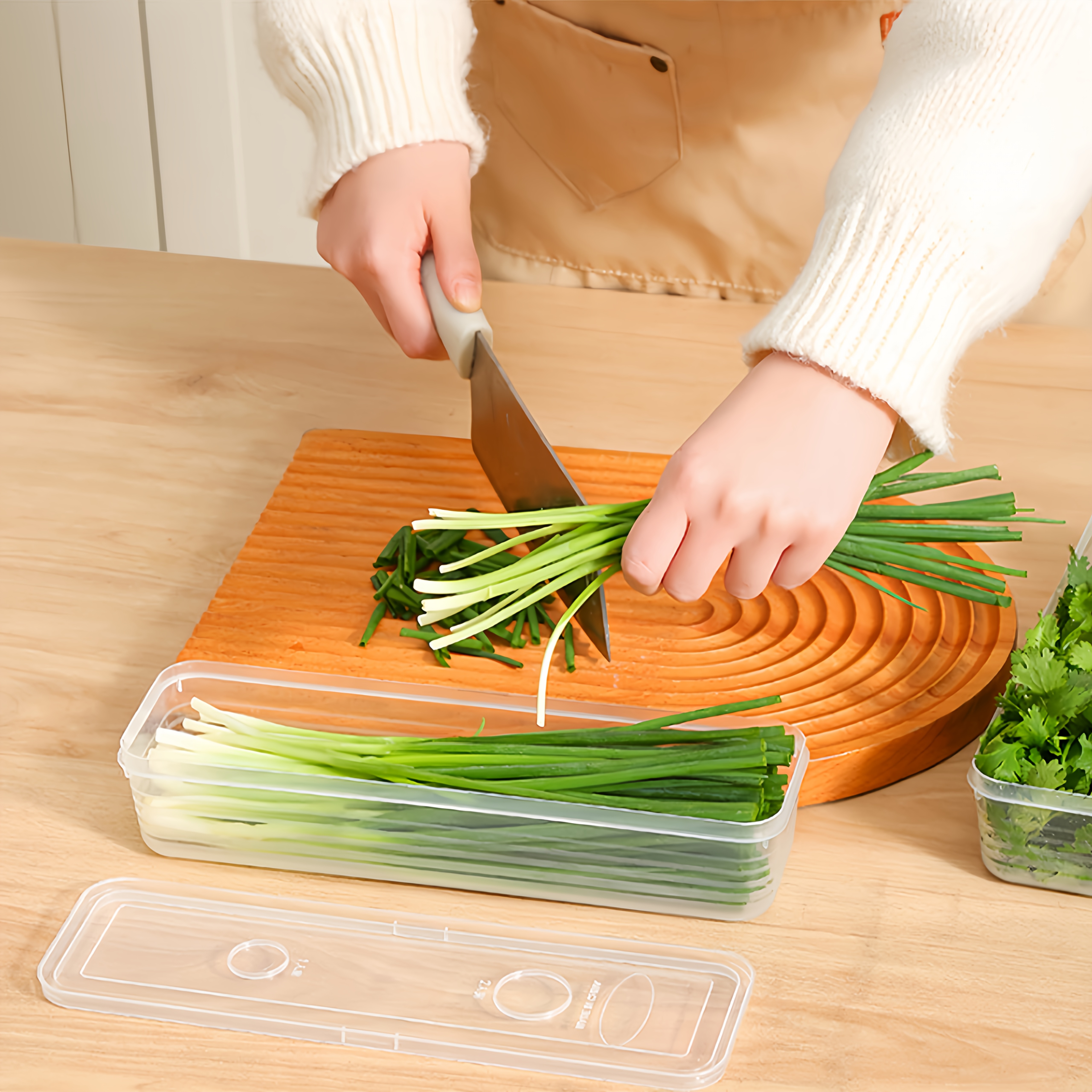 2/4/6pcs Food Vegetable Storag - Commercial Kitchen Refrigerator avaliação e preço