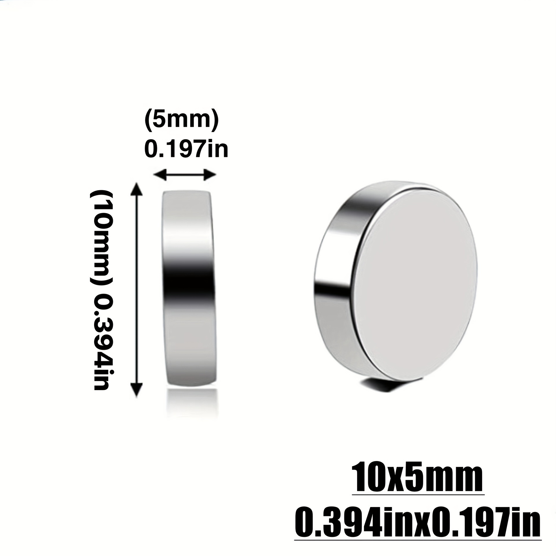 10pcs 10x5mm Magnets – Round F - Commercial Kitchen Fridge avaliação e preço