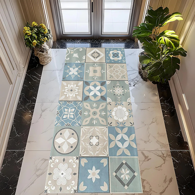 Bohemian Patchwork Flower Tile - Commercial Kitchen Tile Flooring avaliação e preço