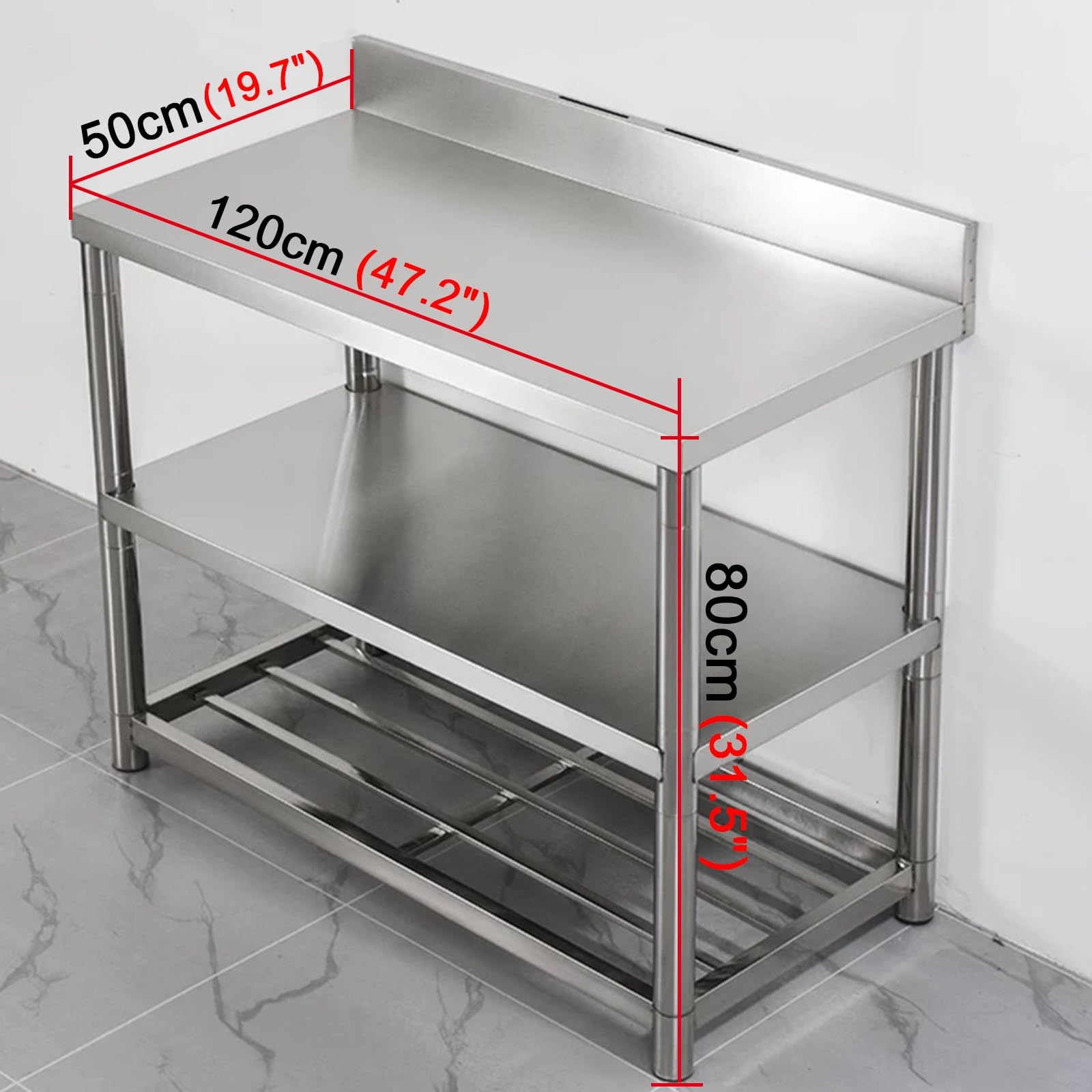 kz-Work Table Stainless Steel  - Commercial Kitchen Bench avaliação e preço