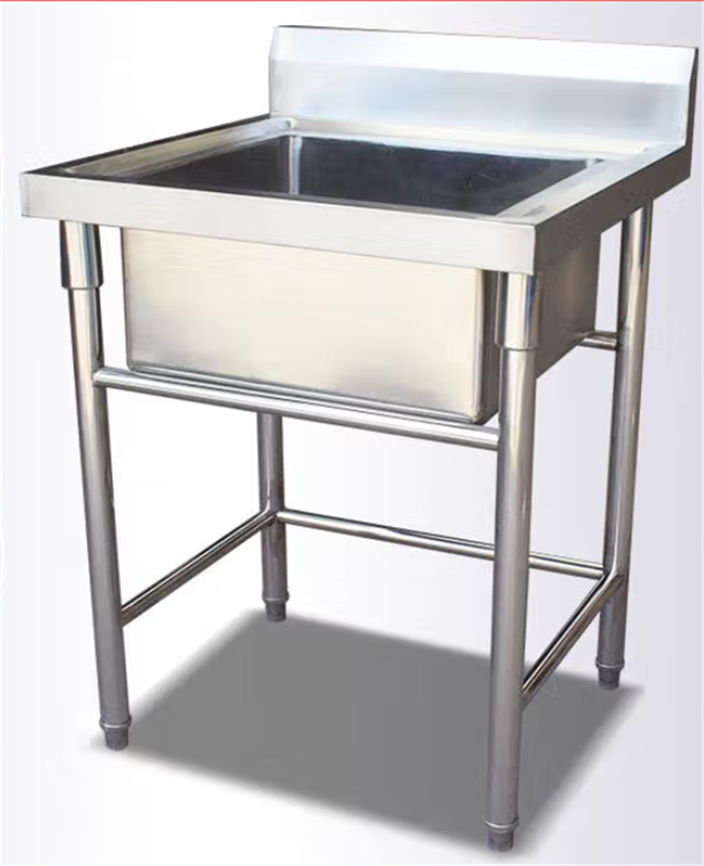 Stainless steel freestanding u - Commercial Kitchen Sink avaliação e preço