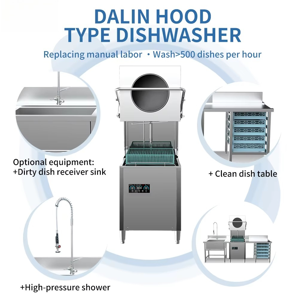 5KW 7KW 9KW Freestanding Smart - Commercial Kitchen Dishwasher avaliação e preço