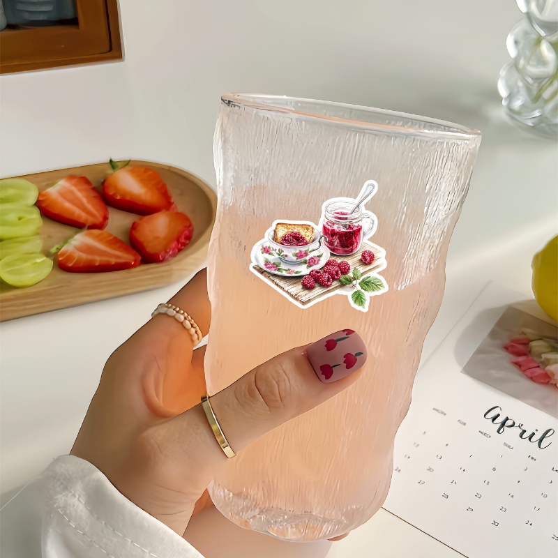20pcs Watercolor Village Kitch - Commercial Kitchen Fridge avaliação e preço