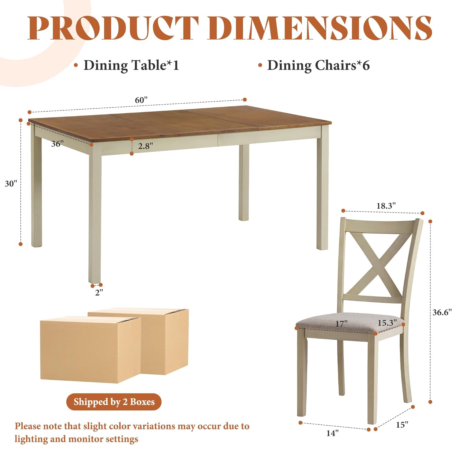 7-Piece Solid Wood Dining Tabl - Commercial Kitchen Bench avaliação e preço