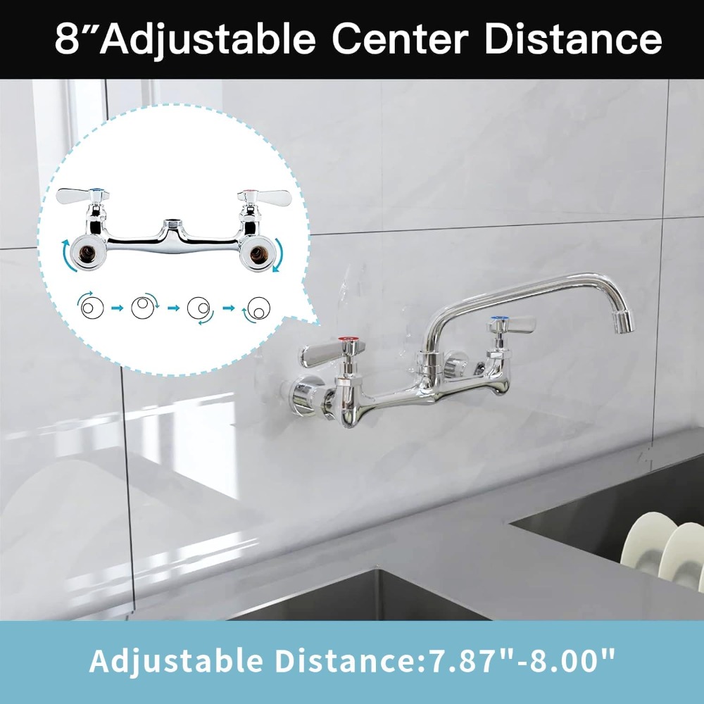 Wall Mount Kitchen Faucet 8