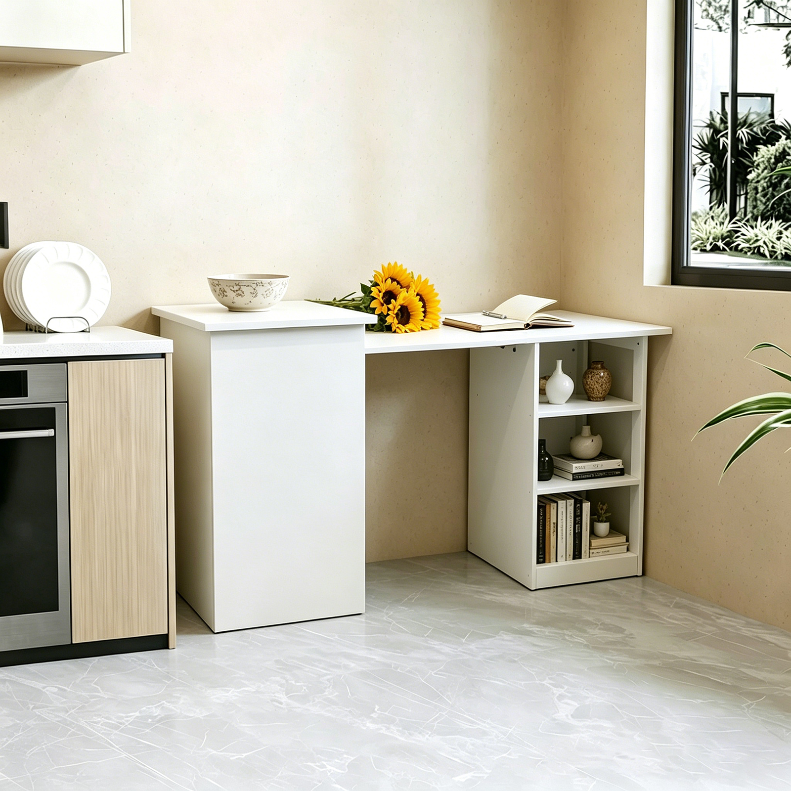58.7'' Folding Desk Features S - Commercial Kitchen Outlets avaliação e preço
