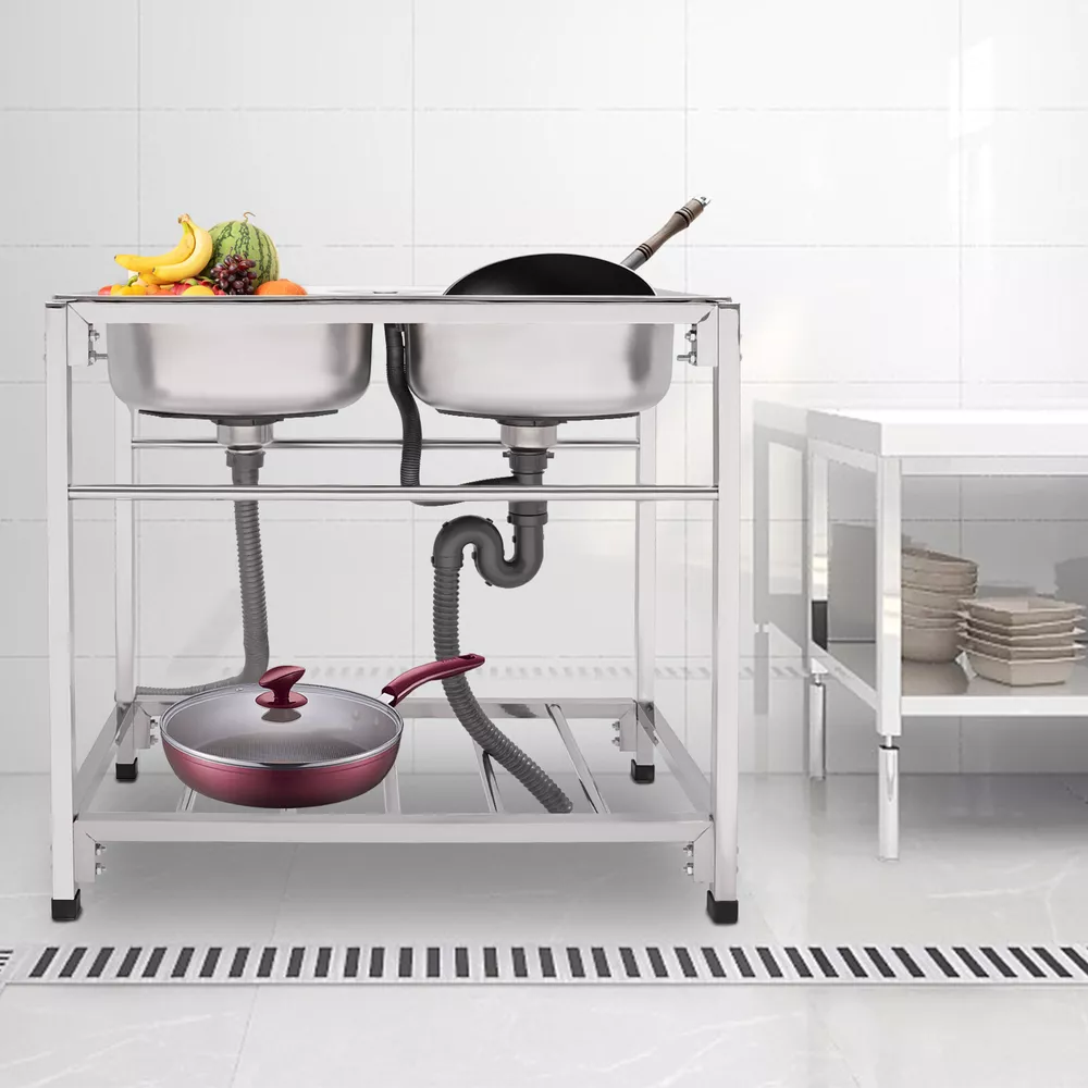 Commercial Double Bowl Sink Ki - Commercial Kitchen Outlets avaliação e preço