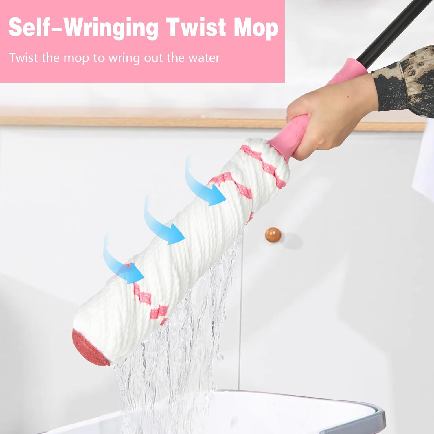 Self-Wringing Twist Mop for Fl - Commercial Kitchen Tiles avaliação e preço
