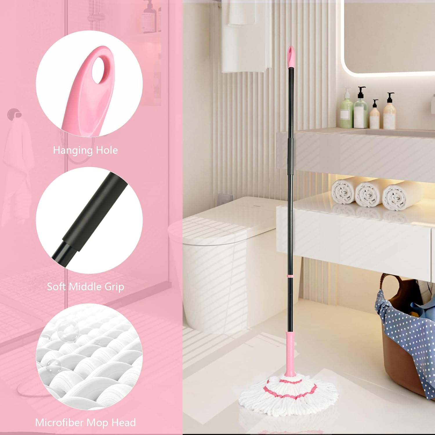 Self-Wringing Twist Mop for Fl - Commercial Kitchen Tiles avaliação e preço