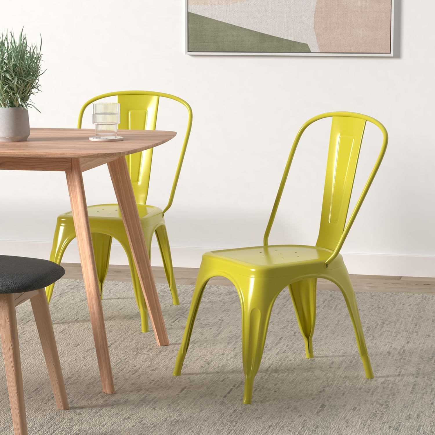 Metal Dining Chair Farmhouse T - Commercial Kitchen Bench avaliação e preço
