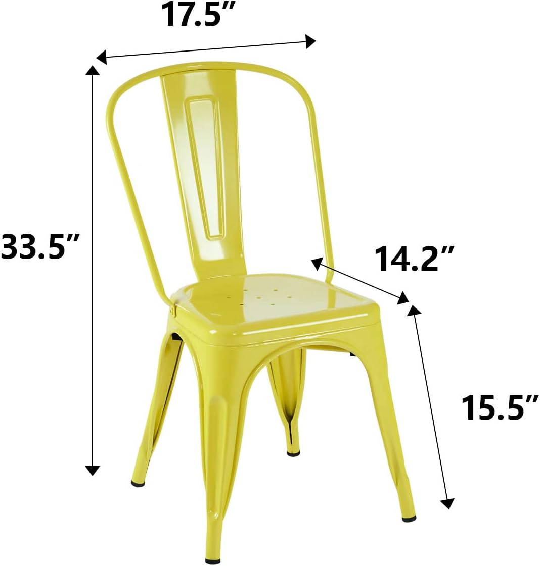 Metal Dining Chair Farmhouse T - Commercial Kitchen Bench avaliação e preço