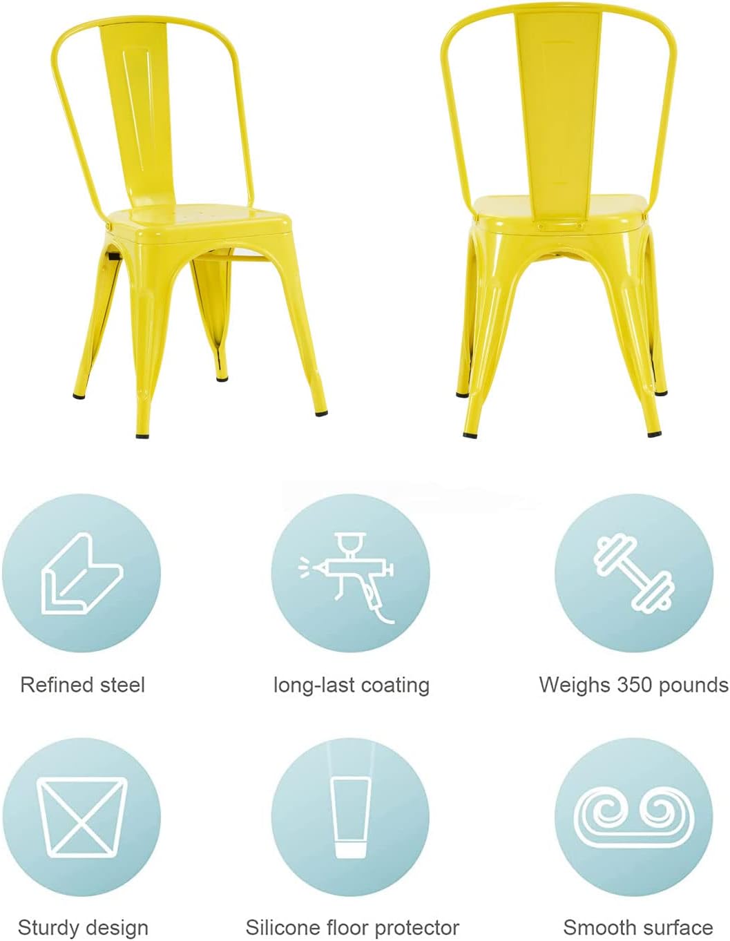 Metal Dining Chair Farmhouse T - Commercial Kitchen Bench avaliação e preço