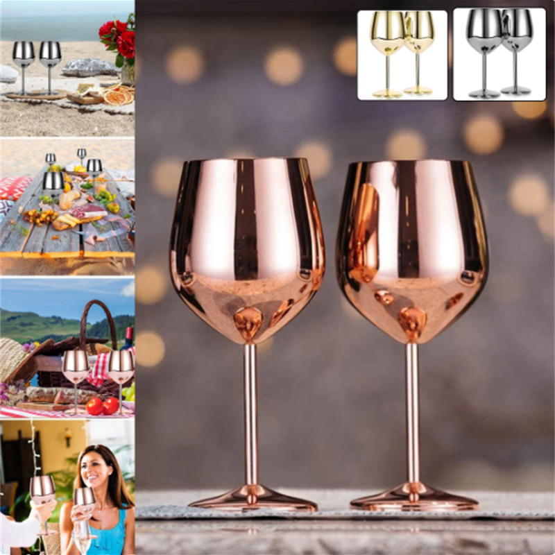 500ml Stainless Steel Wine Gla - Commercial Kitchen Accessories avaliação e preço