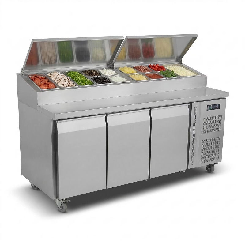 OEM Counter Fridge Sandwich Pr - Commercial Kitchen Fridge avaliação e preço