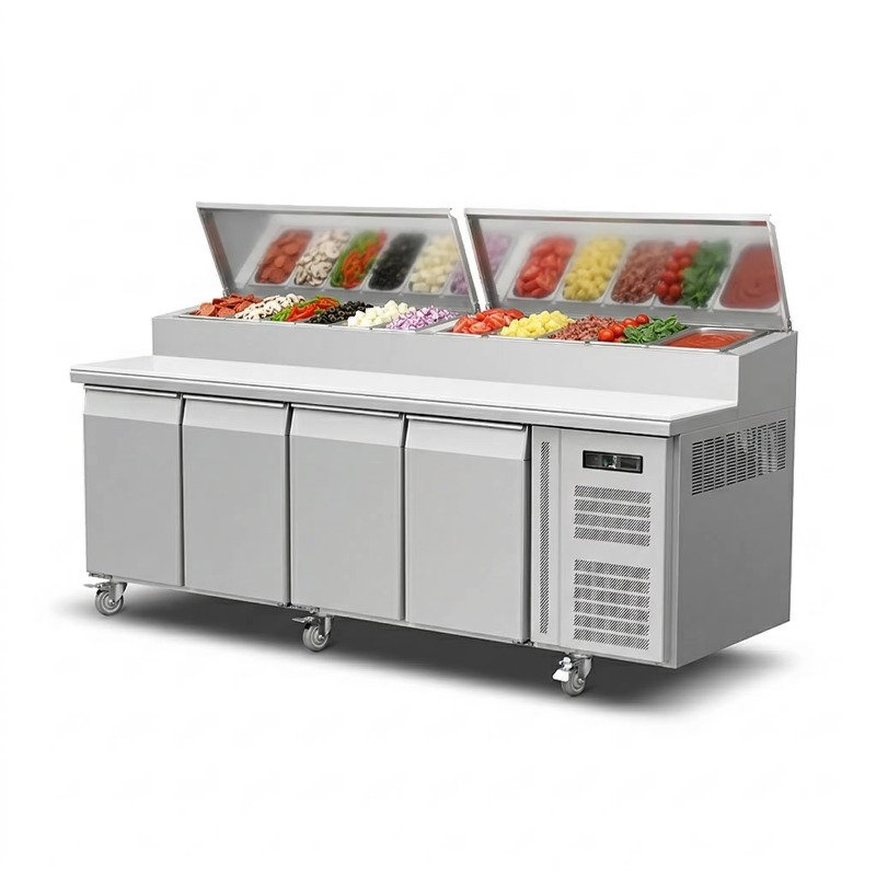 OEM Counter Fridge Sandwich Pr - Commercial Kitchen Fridge avaliação e preço