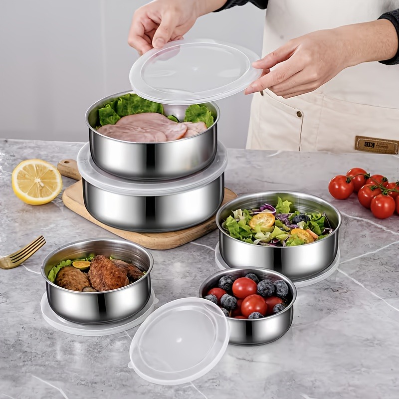 5-Piece Stainless Steel Food C - Commercial Kitchen Dishwasher avaliação e preço