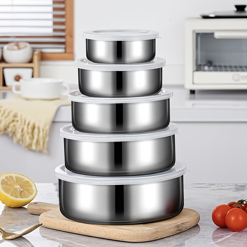 5-Piece Stainless Steel Food C - Commercial Kitchen Dishwasher avaliação e preço
