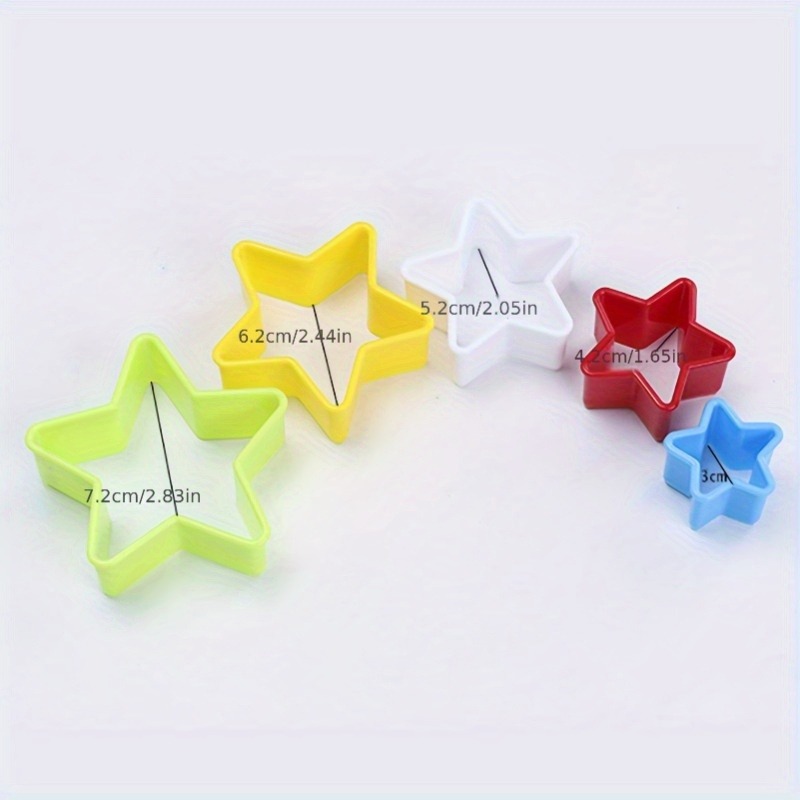 1/2/3PCS Star Shaped Cookie Cu - Commercial Kitchen Accessories avaliação e preço