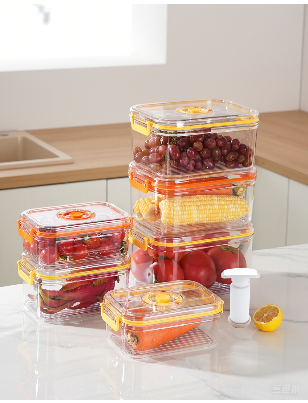 Vacuum Fresh-keeping Box Refri - Commercial Kitchen Refrigerator avaliação e preço