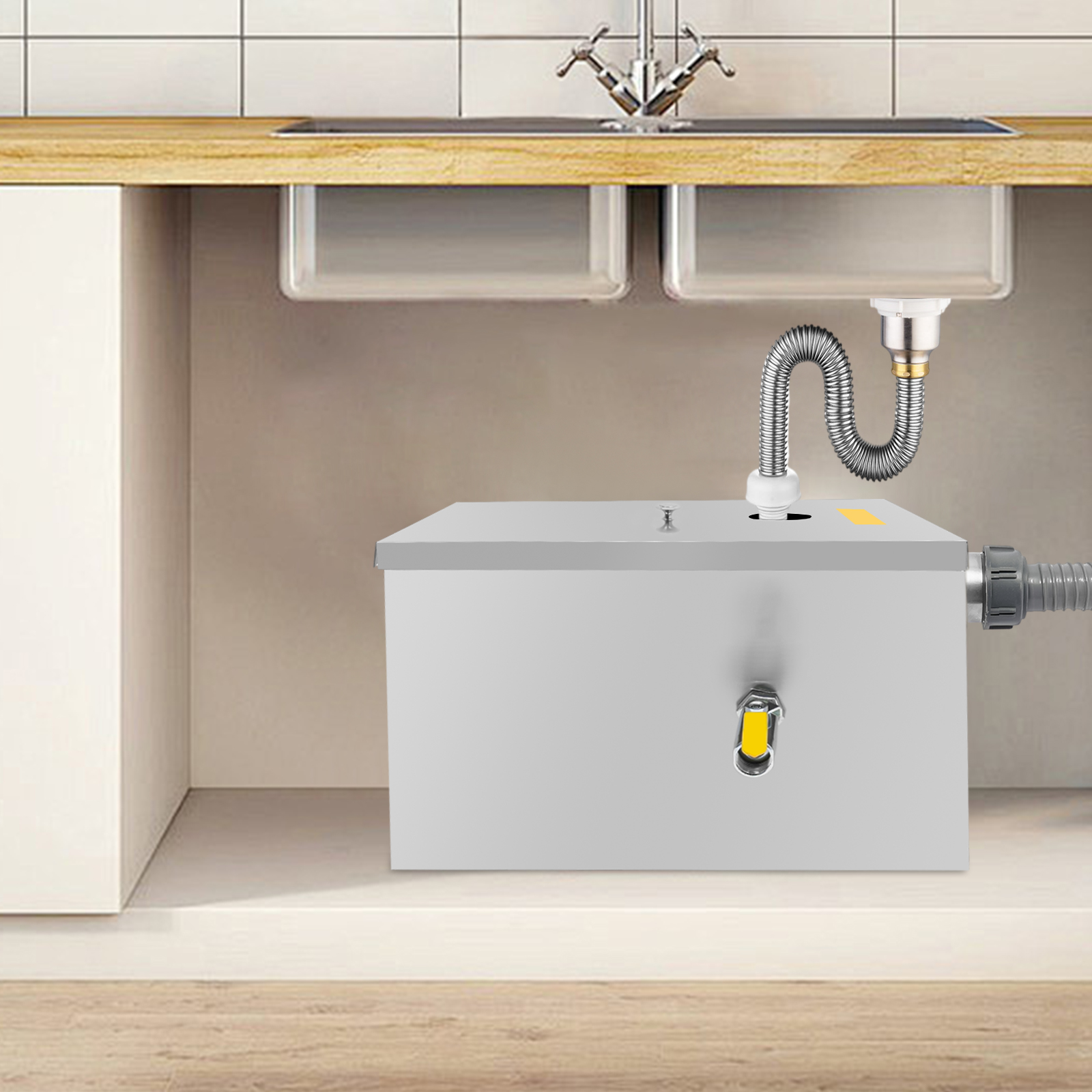20L Commercial Grease Trap,Sta - Commercial Kitchen Grease Interceptor avaliação e preço