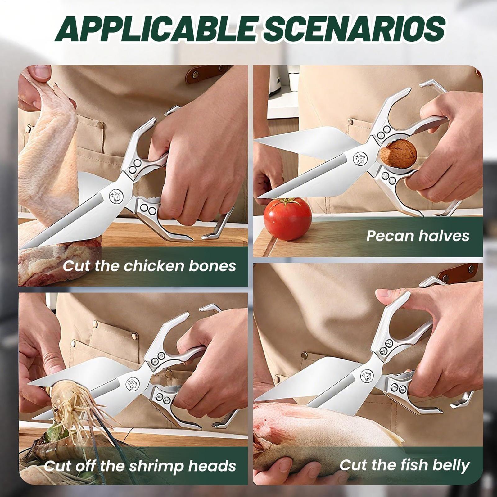 Stainless Steel Kitchen Shears - Commercial Kitchen Accessories avaliação e preço
