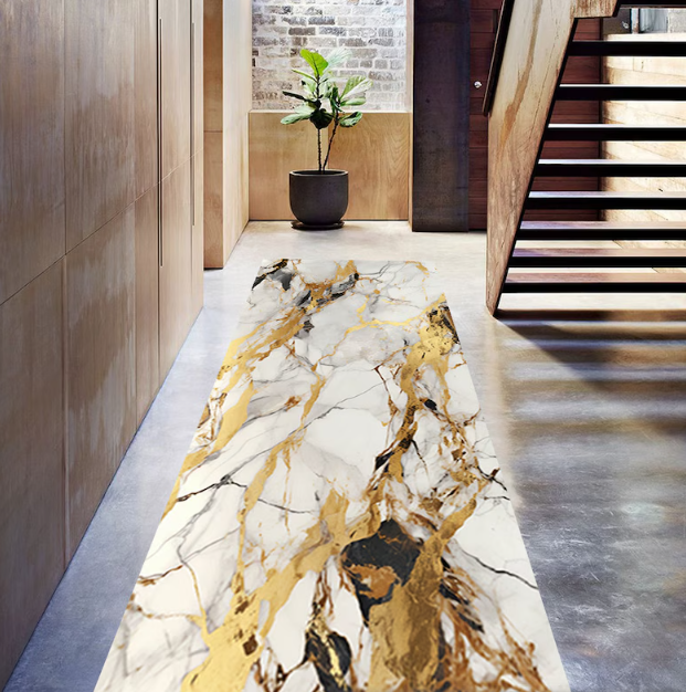 Marble Rug Runner Modern Non-S - Commercial Kitchen Tile Flooring avaliação e preço