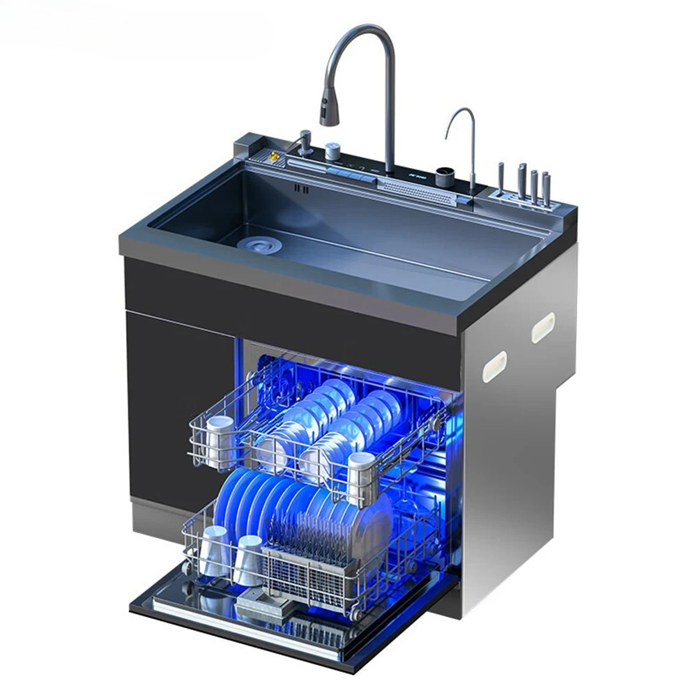 Integrated Sink Dishwasher Com - Commercial Kitchen Dishwasher avaliação e preço