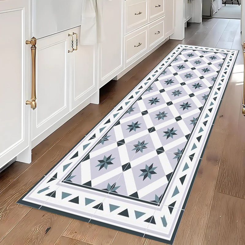 Vintage Floral Tile Pattern Ca - Commercial Kitchen Tile Flooring avaliação e preço