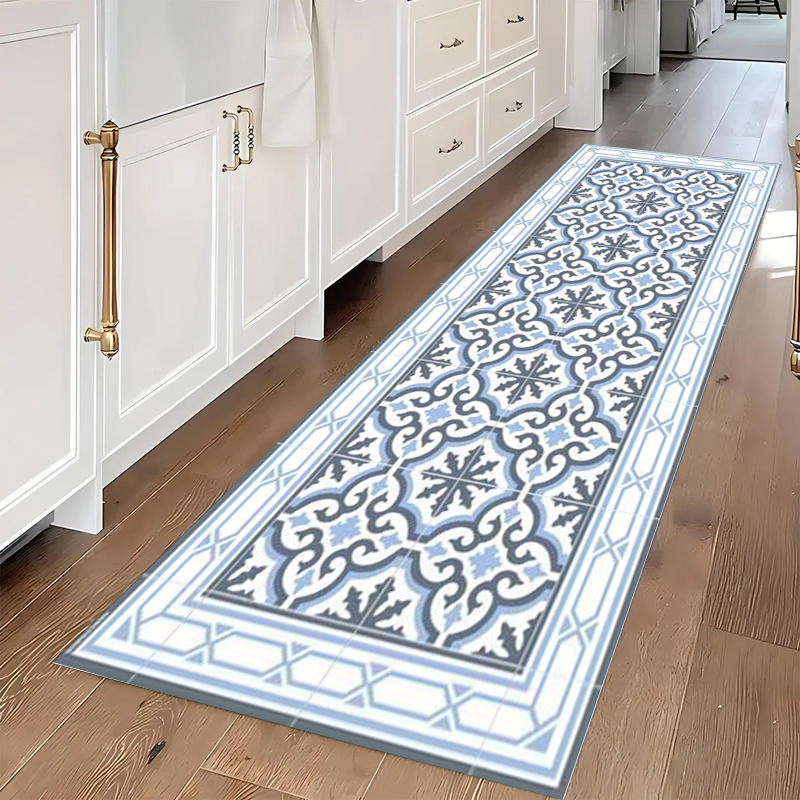 Vintage Floral Tile Pattern Ca - Commercial Kitchen Tile Flooring avaliação e preço