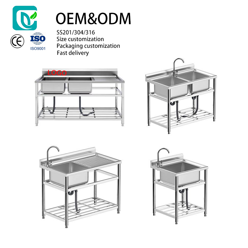 Top Selling Stainless Steel Co - Commercial Kitchen Sink avaliação e preço