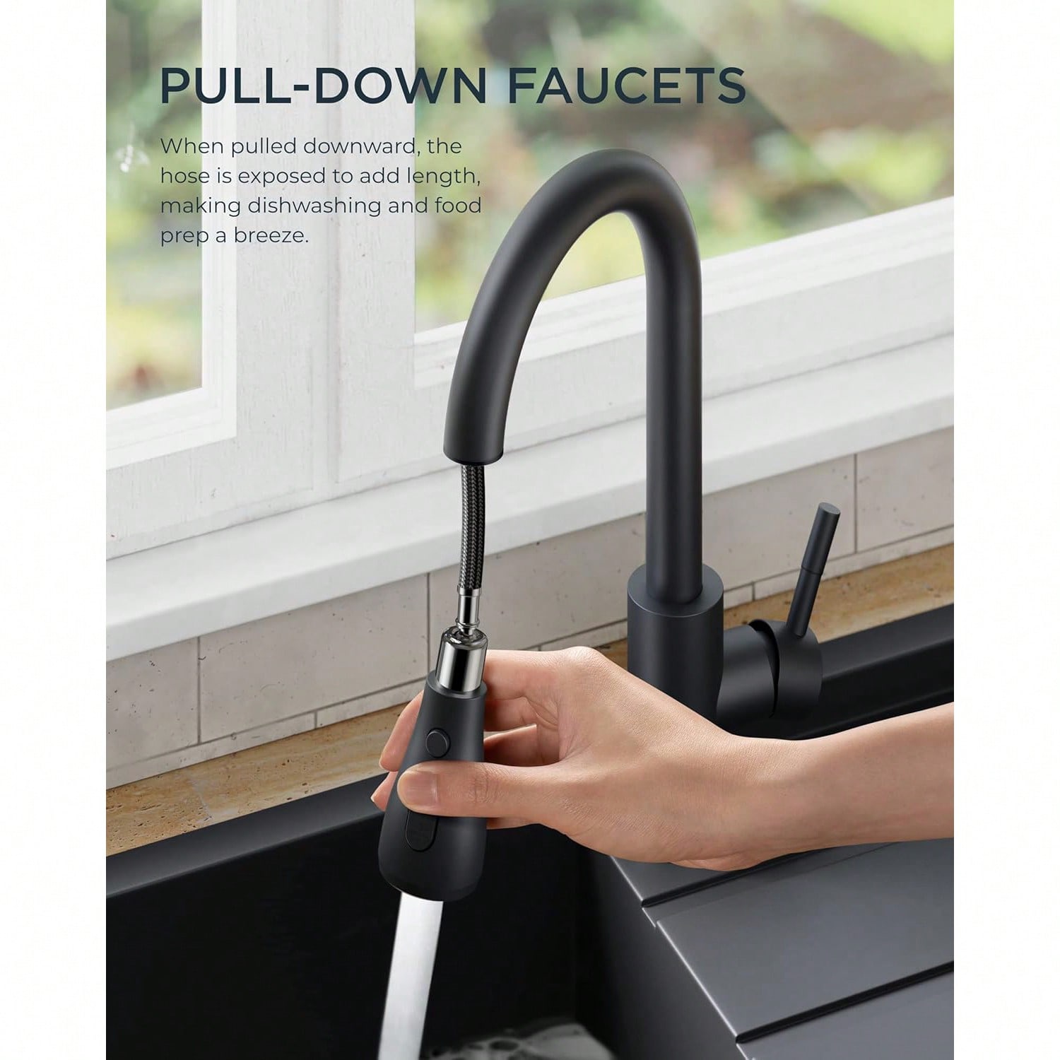 Kitchen Faucet With Pull-Down  - Commercial Kitchen And Bar avaliação e preço