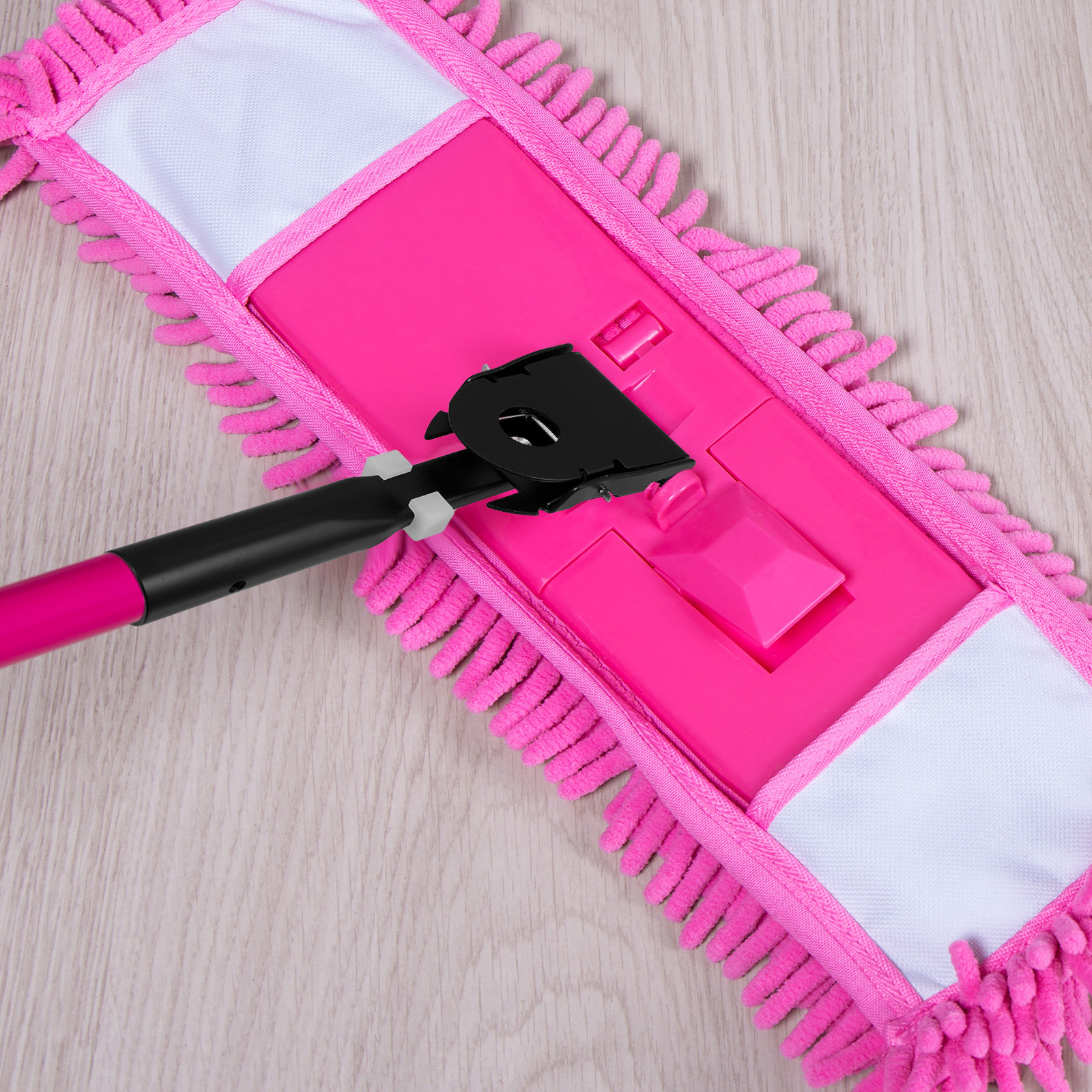 2Pcs Dust Mop Pusher Head Clam - Commercial Kitchen Tile Flooring avaliação e preço