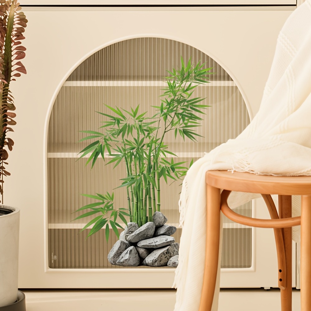 Watercolor Green Bamboo Leaf P - Commercial Kitchen Tiles avaliação e preço