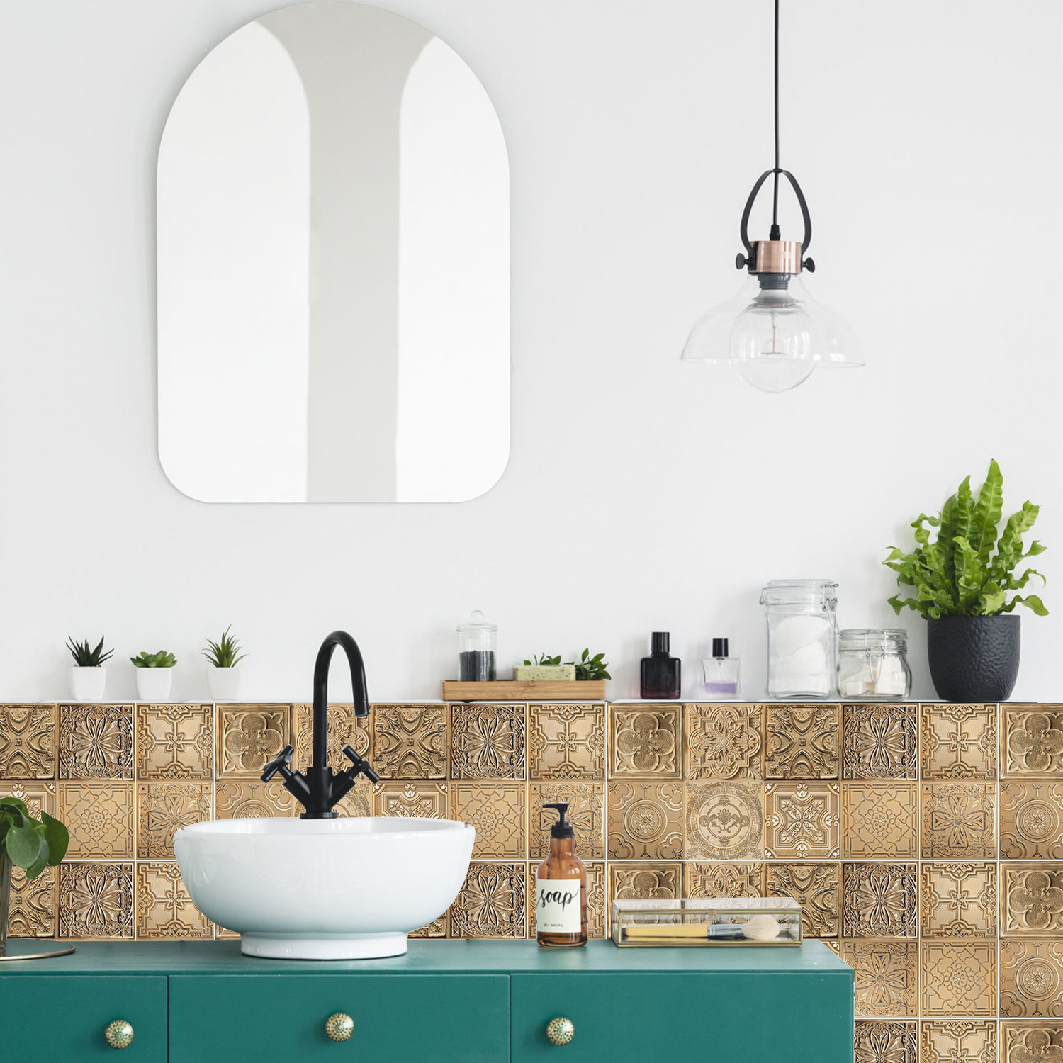 KUUJOJO Peel-and-stick wall de - Commercial Kitchen Tiles avaliação e preço