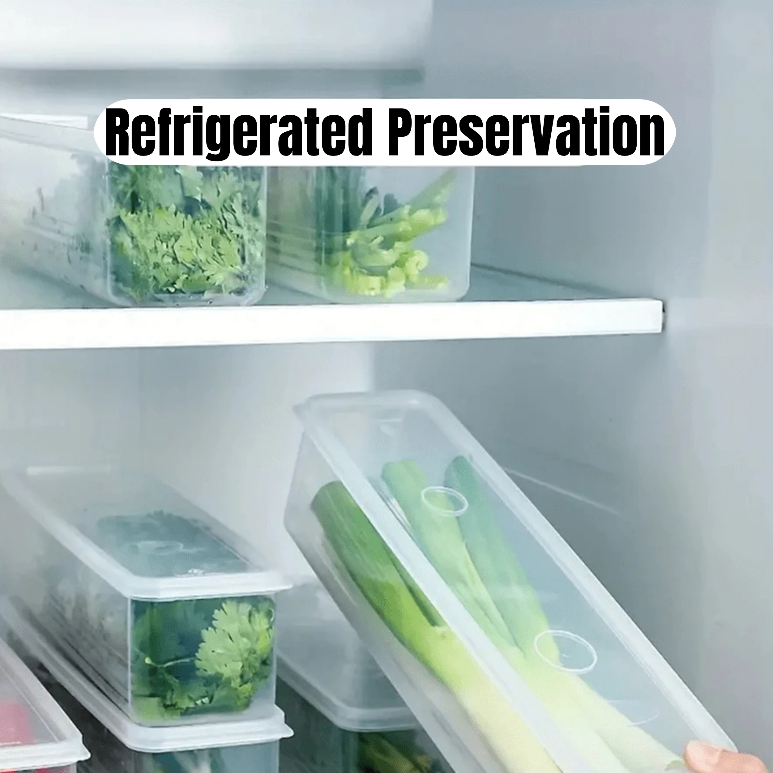 1/2/4Pcs Refrigerator Storage  - Commercial Kitchen Refrigerator avaliação e preço