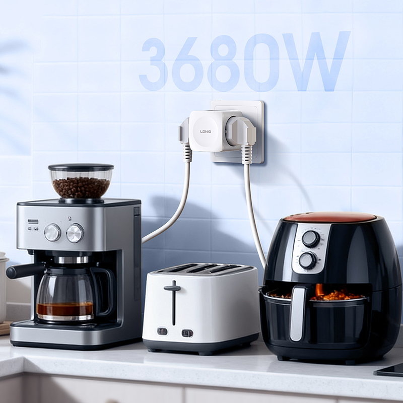 LDNIO 4 EU Outlet Power Cube,  - Commercial Kitchen Outlets avaliação e preço