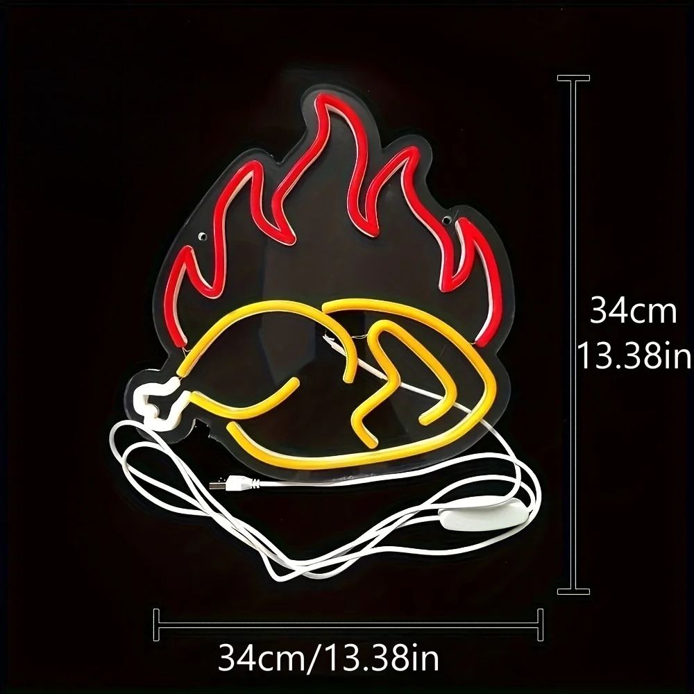 Grilled Chicken Neon Sign LED  - Commercial Kitchen Grill avaliação e preço